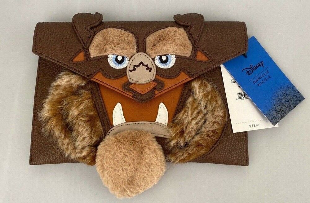 VERY RARE Disney Park Danielle Nicole Beauty & The Beast Clutch Wallet Purse NWT